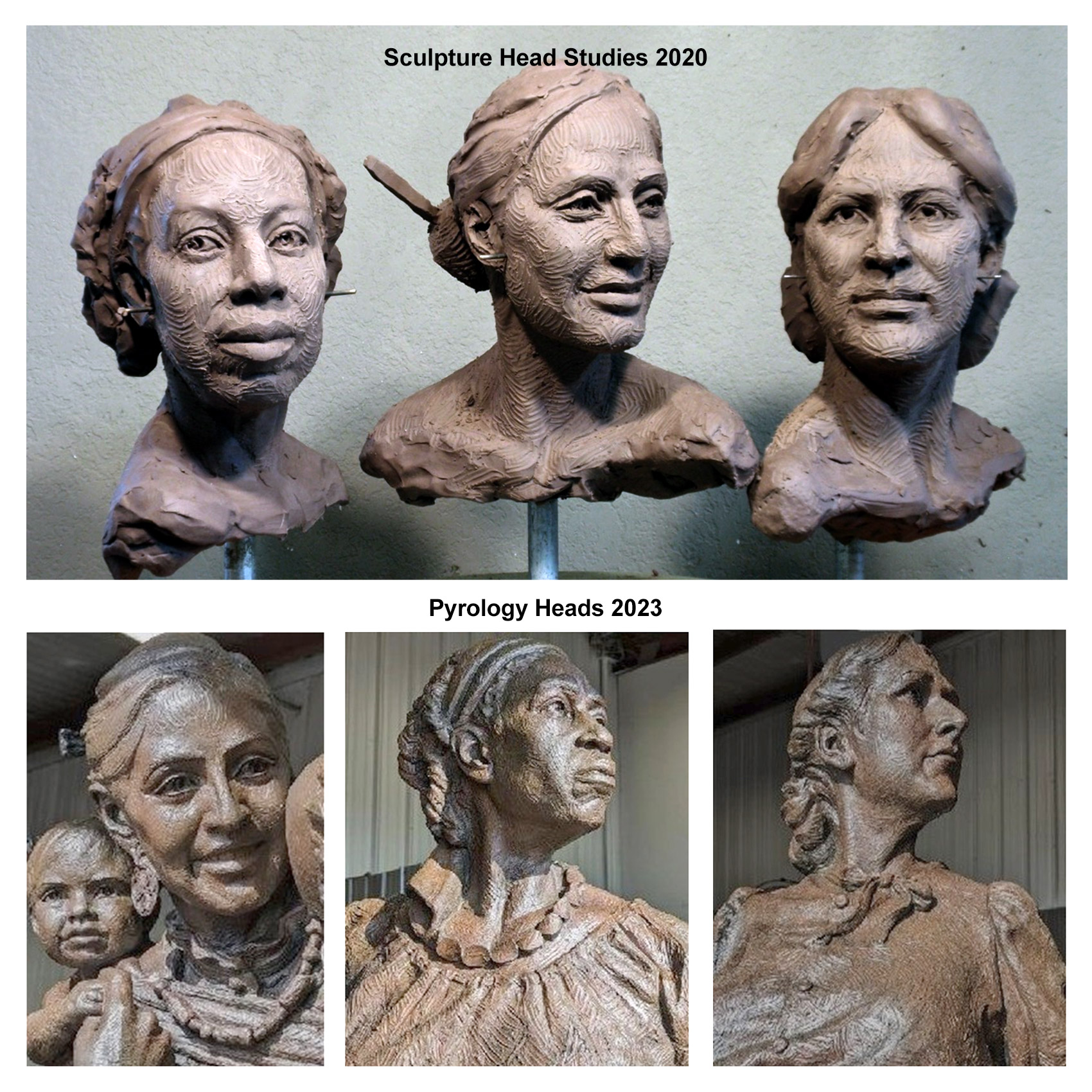 Stages of the Sowing the Seeds of the Future Sculpture